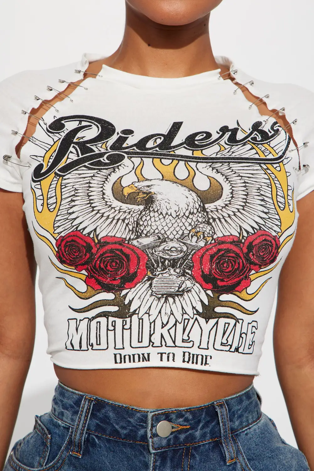 Ride With Me Graphic Top - Off White