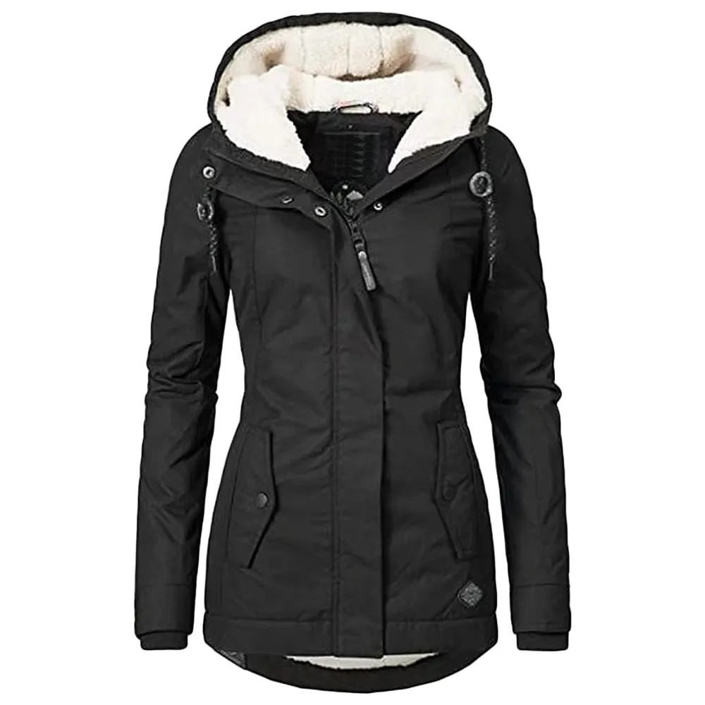 Women's winter coat with hood