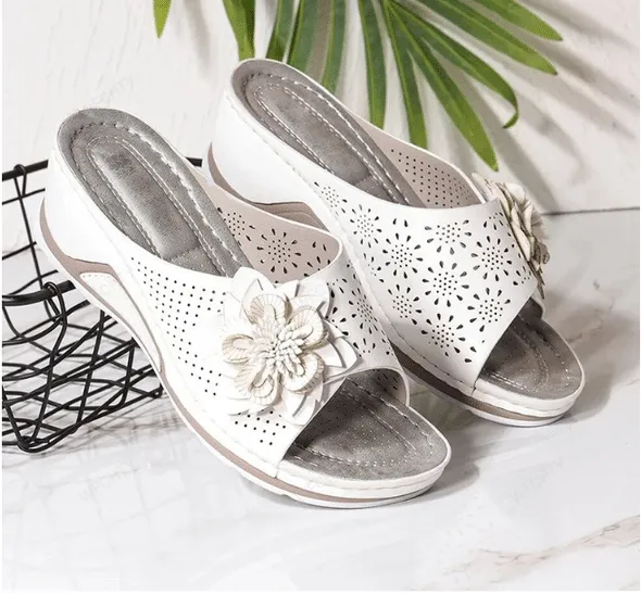 Leather Soft Footbed Orthopedic Arch-Support Shoes