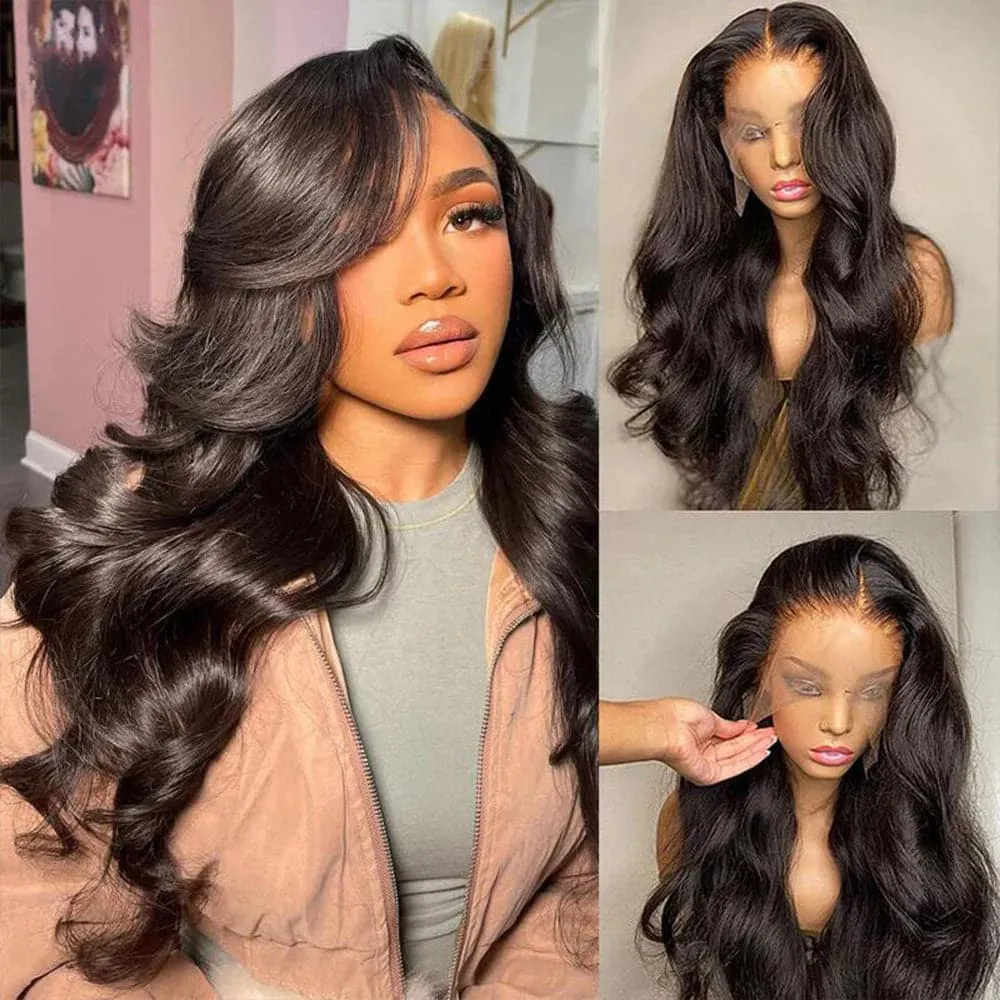Sterly Real HD Lace 13x6 Full Lace Body Wave Lace Front Human Hair Wigs