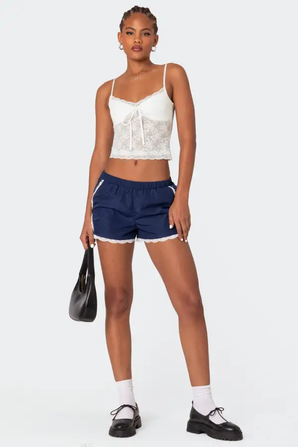 Cami Sheer Lace Tank Top