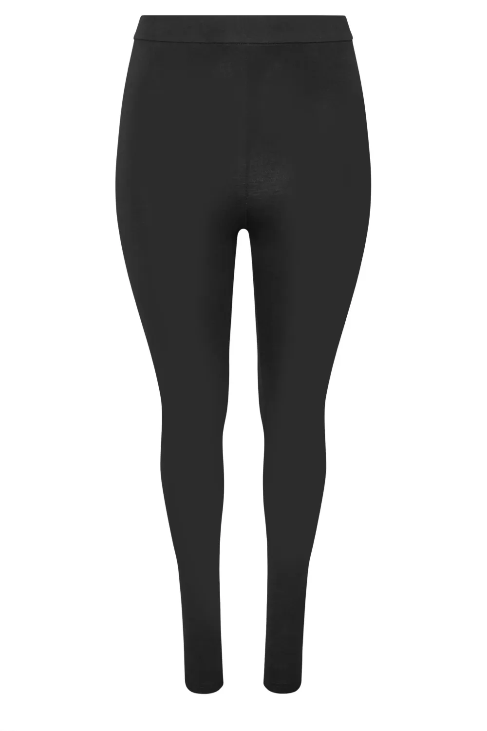 EVANS 2 PACK Curve Black Cotton Stretch Leggings