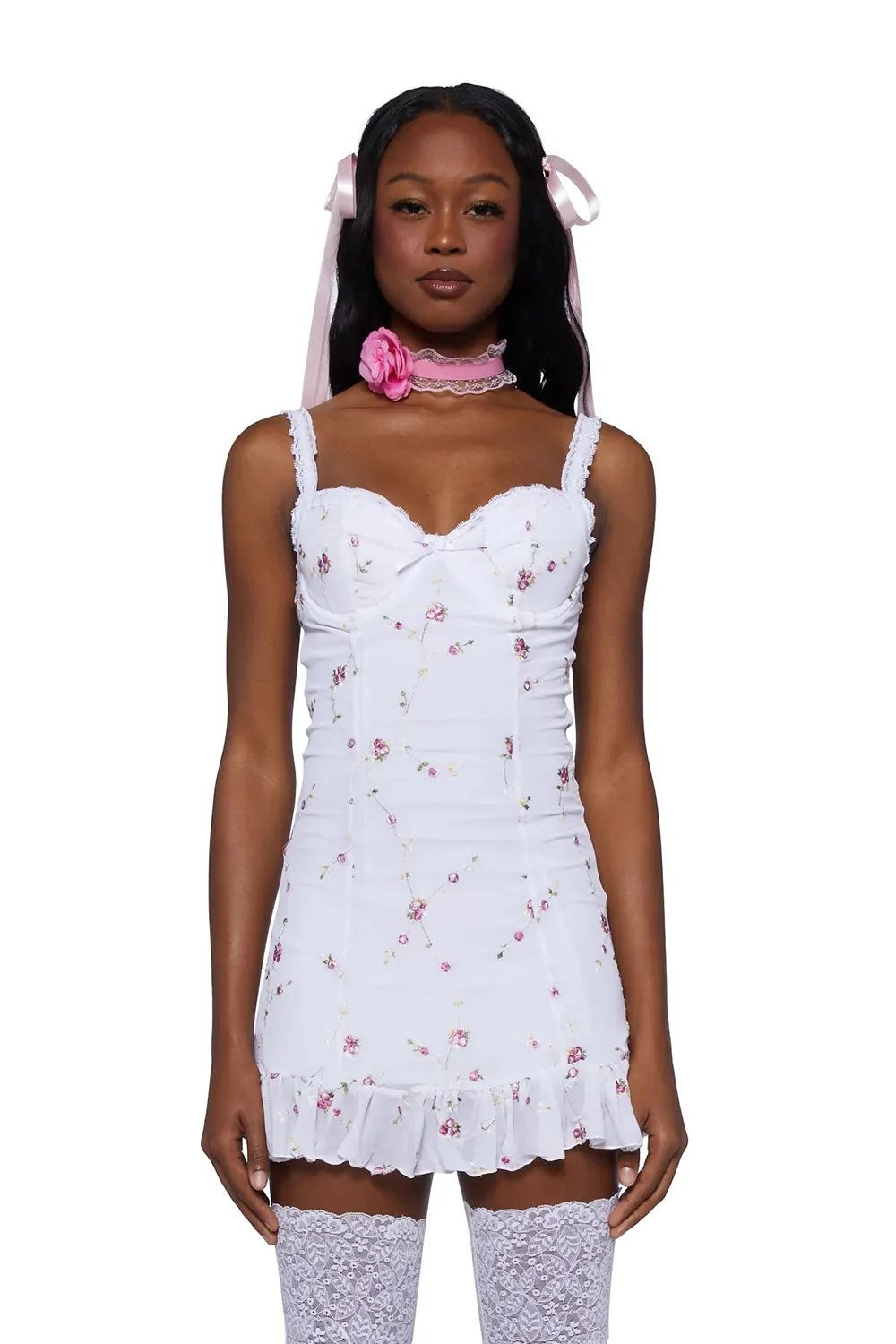 I'M BABY MINI SLIP DRESS