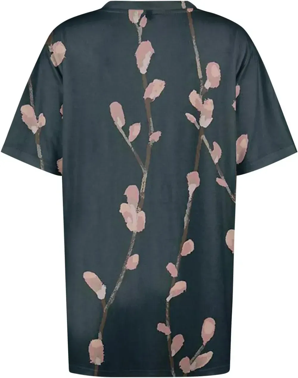 Plus Size Tops for Women Dressy Short Sleeve V Neck Shirts for Women Summer Tops for Women 2024 Floral Print Top