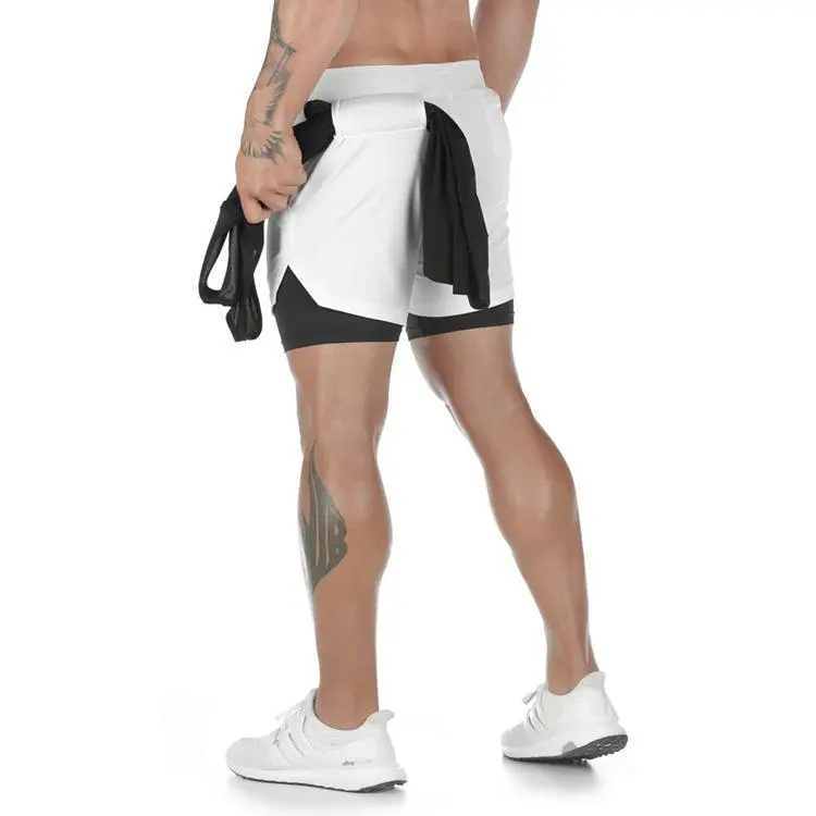 Quick-drying shorts mesh straight five-point pants fitness sweatpants