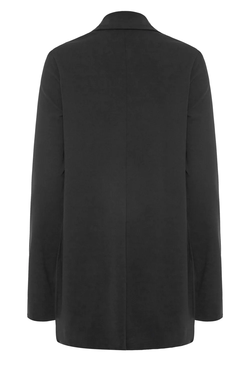 LTS Tall Black Scuba Longline Blazer