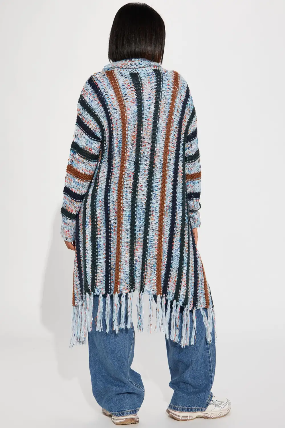 Ocean Breeze Cardigan Sweater - Multi Color