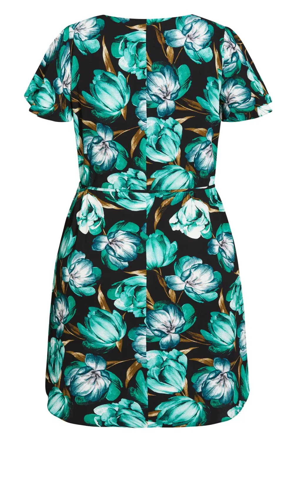 Evans Black Tulip Dress