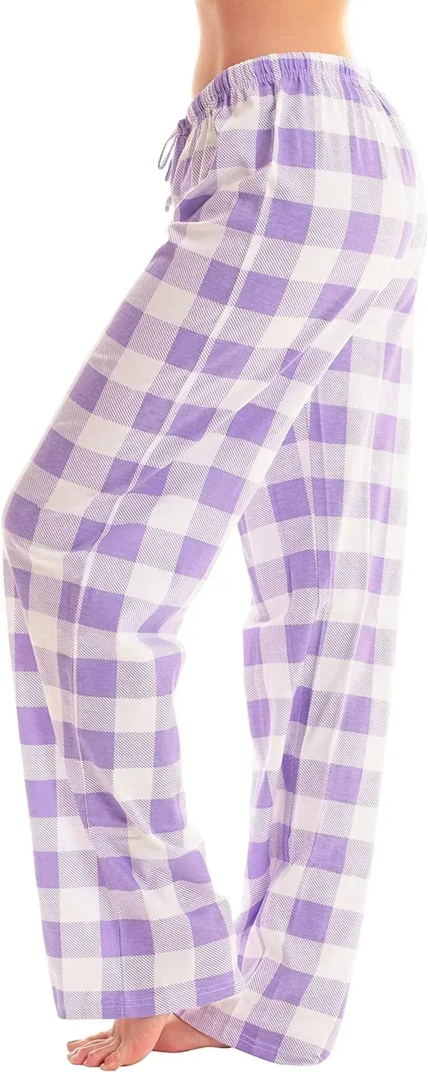 Women Pajama Pants Sleepwear Buffalo Plaid Pajamas