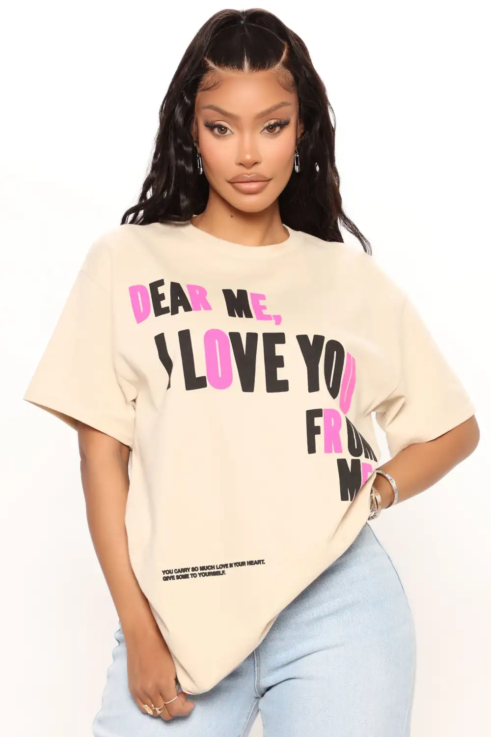 Dear Me Short Sleeve T-Shirt - Sand