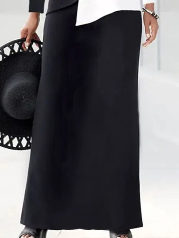 Colour blocking minimalist temperament daily women's dress