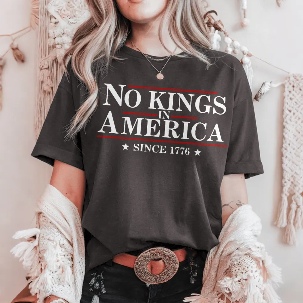 No Kings In America T-Shirt