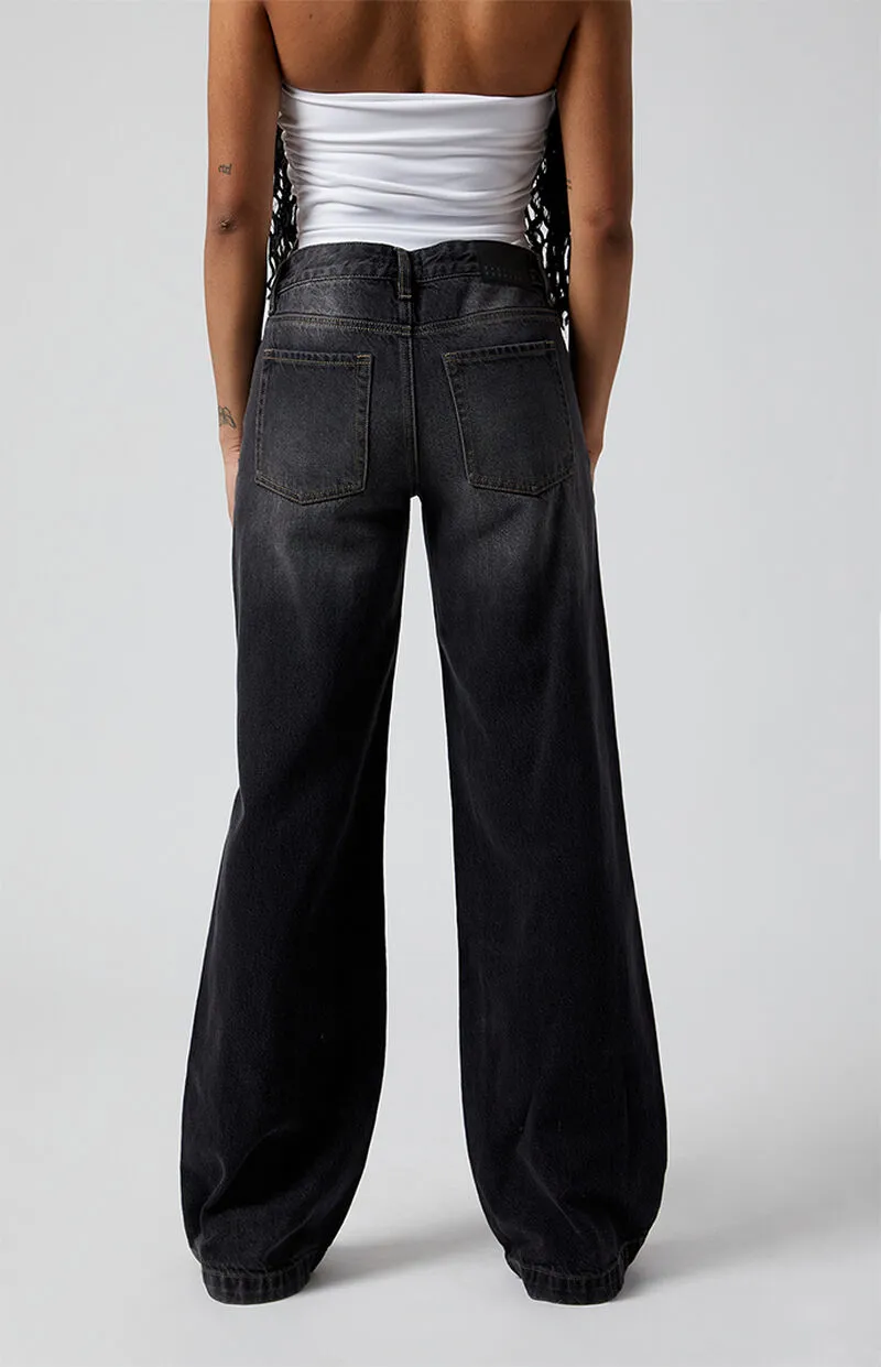PacSun Casey Low Rise Baggy Jeans Black