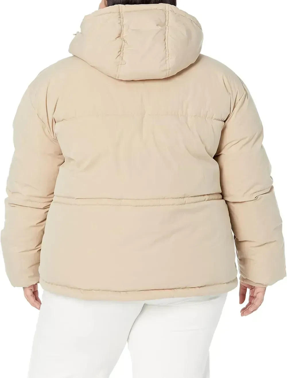 Women's Short Waisted Puffer Jacket (Available in Plus Size)