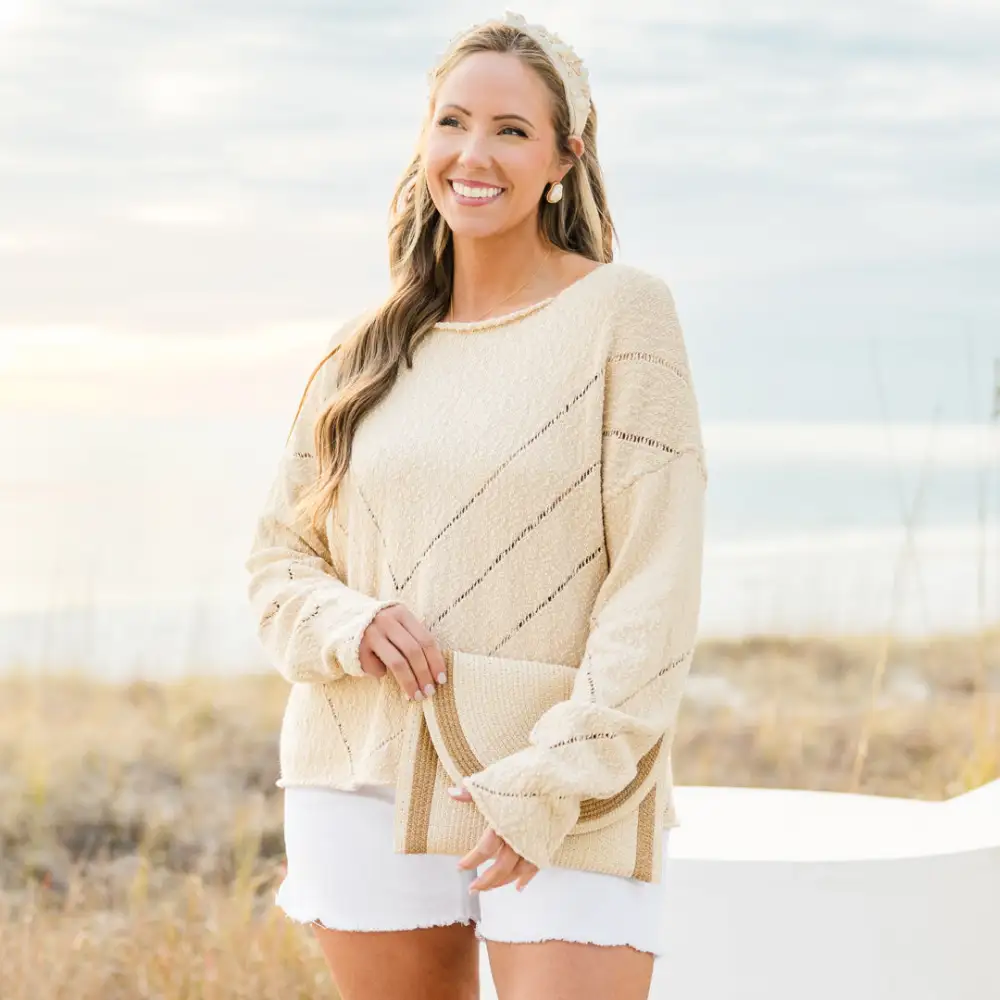 As Simple As That Top, Cream