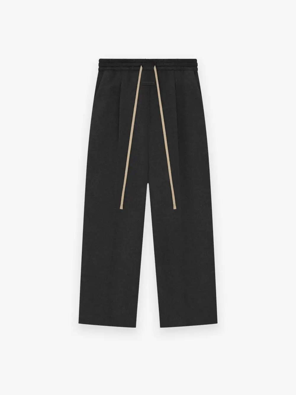 Brushed Wool Cashmere Wide Leg Pants