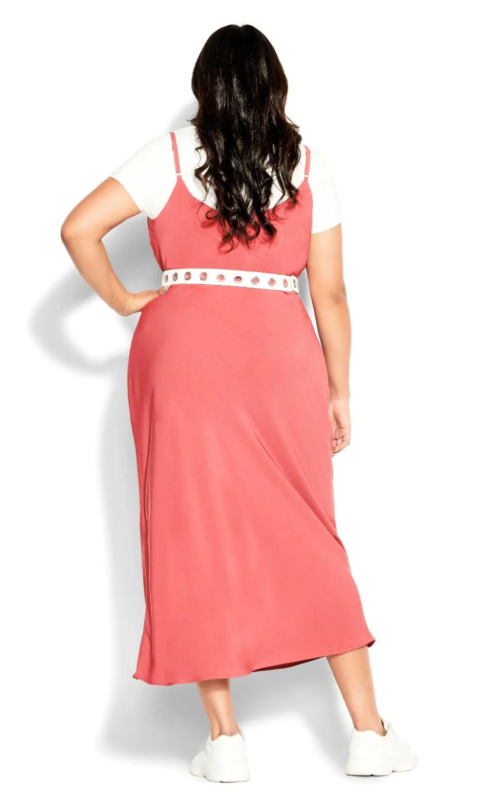 Evans Blush Pink Cowl Neck Midaxi Slip Dress
