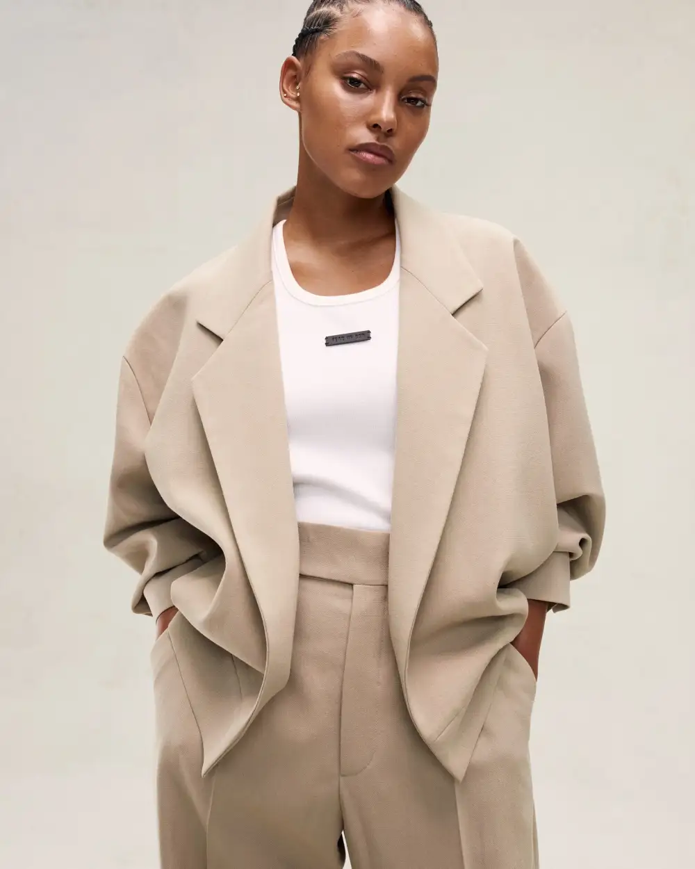 Wool Notch Lapel Jacket