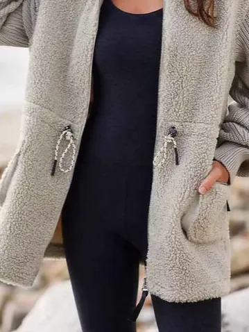 Loose Casual Teddy Velvet Teddy Jacket