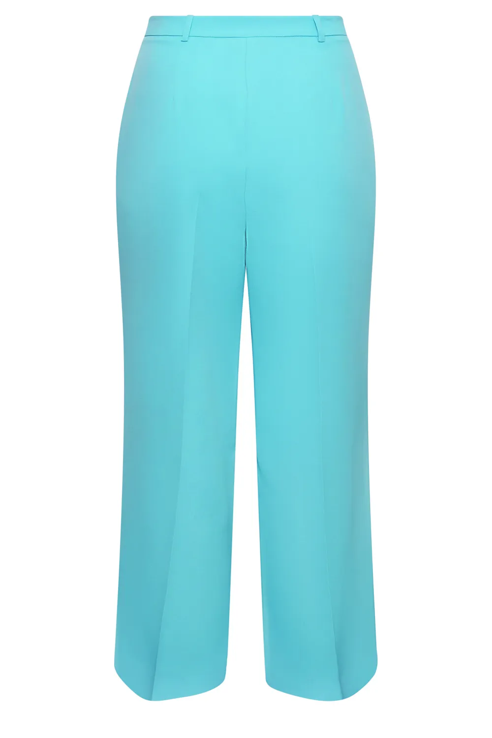 YOURS Curve Bright Blue Wide Leg Trousers