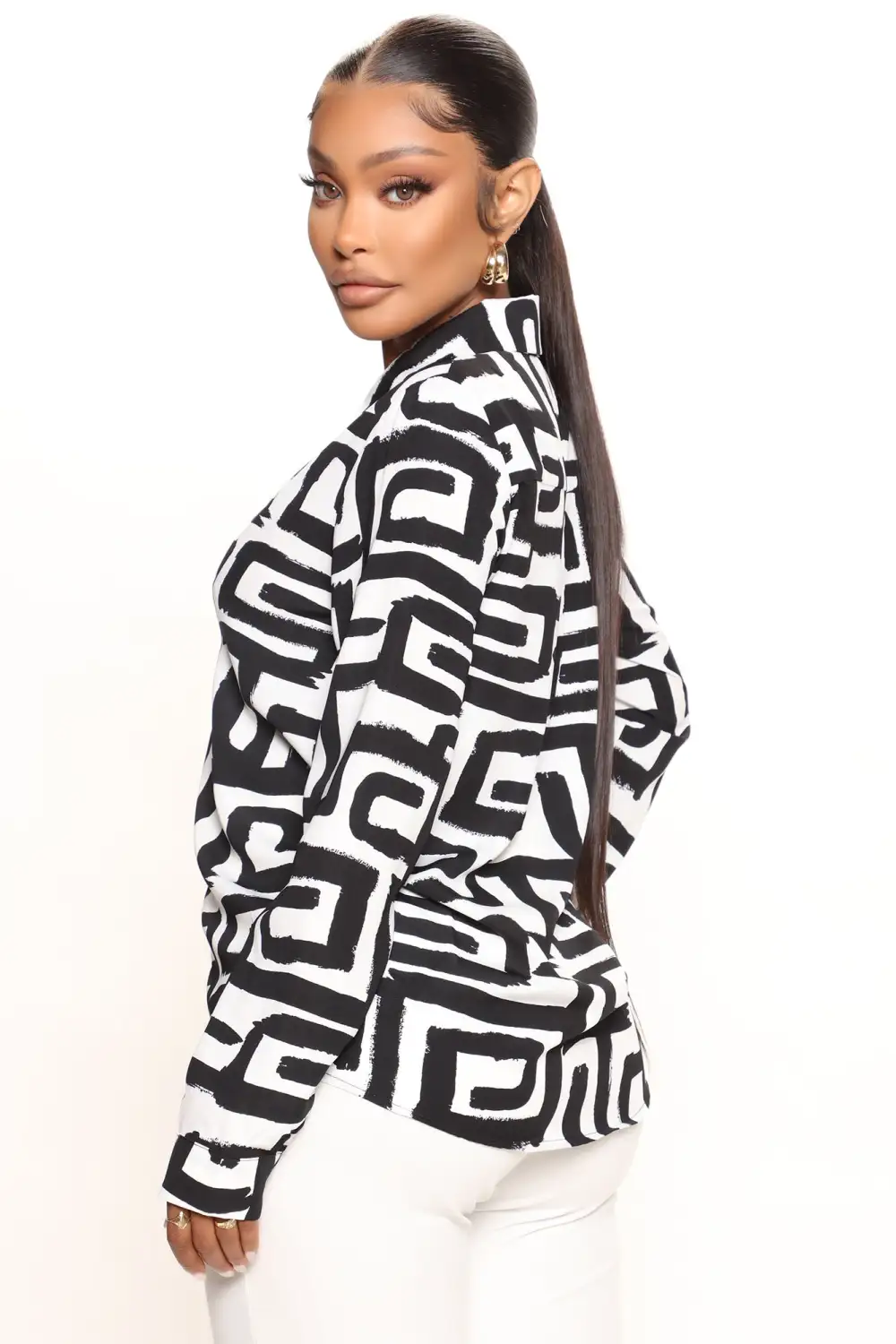 Times Like This Shirt - White/Black