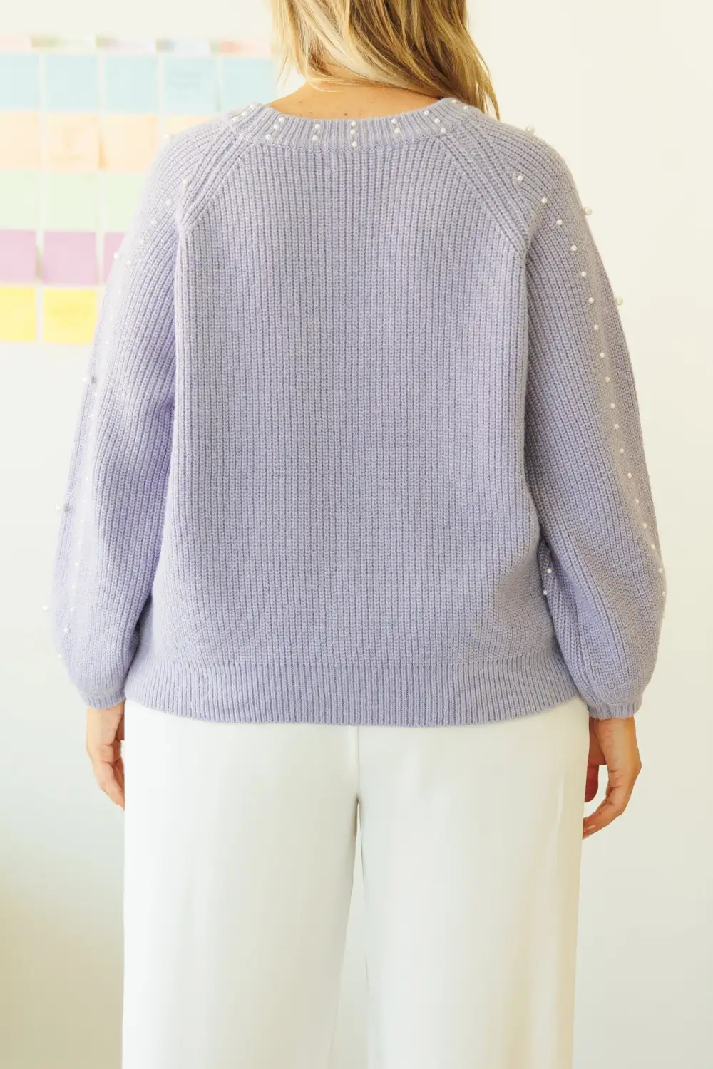 There's A Spark Sweater, Lavender