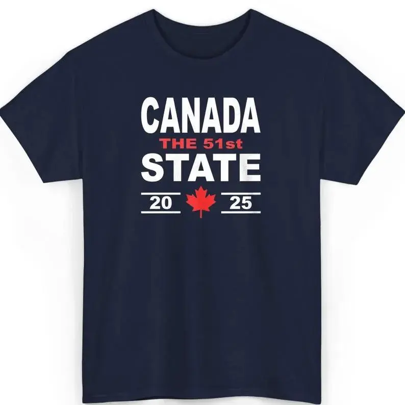 Canada 51st State Shirt, Funny Political Humor Tee, Satirical Canada T-Shirt, Political Joke Shirt, USA-Canada Humor, Political Satire Gift
