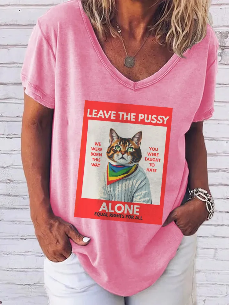 Women'S Pride Month V-Neck Short-Sleeved T-Shirt