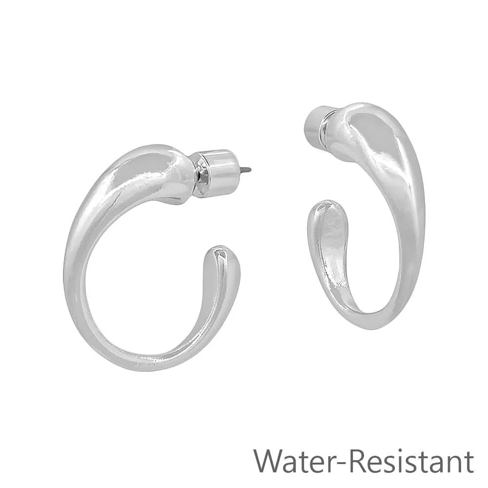 Volumed Textured Earri Earrings