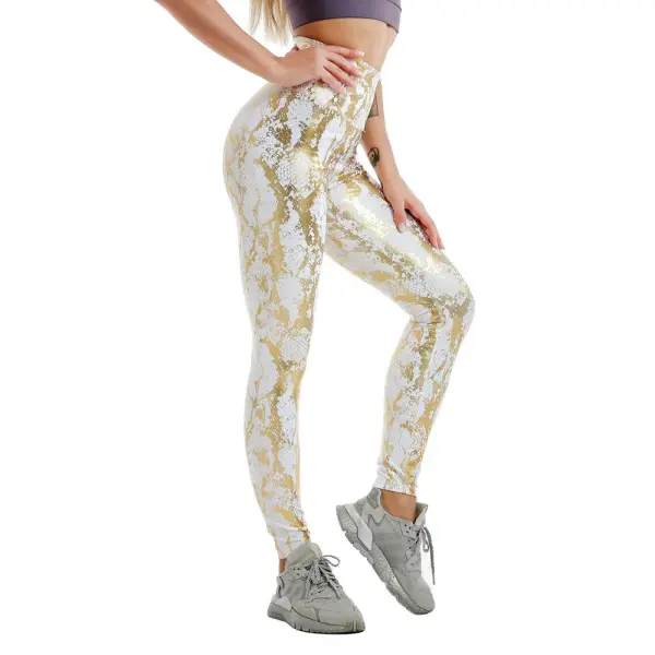 Snake Print high waist  Yoga Pants