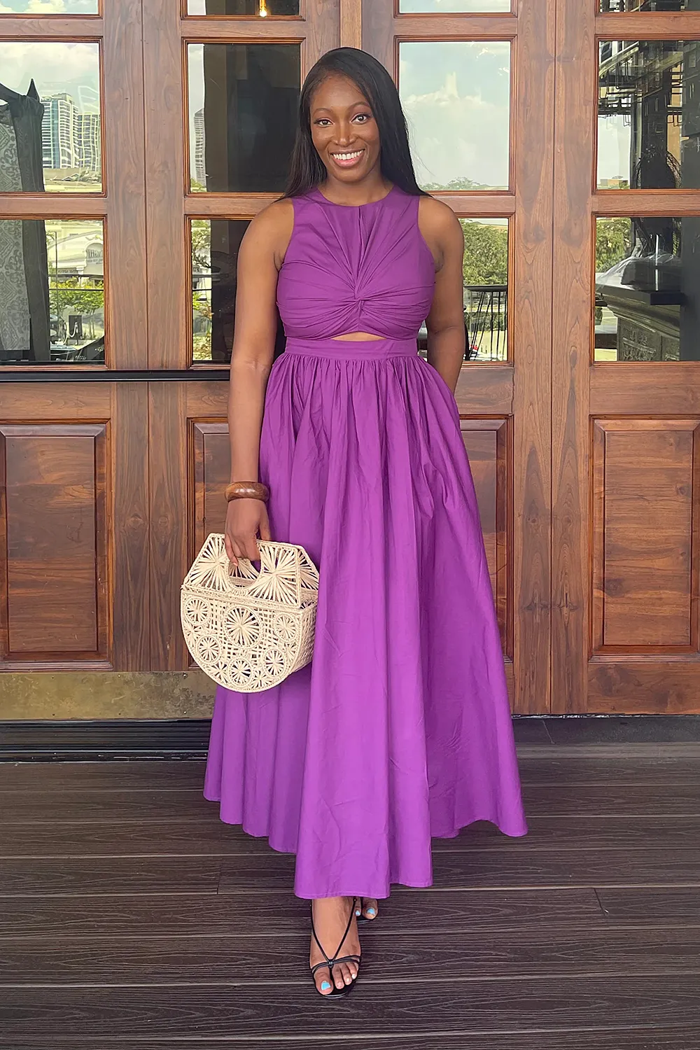 REMI VACATION MAXI DRESS BURNT ORANGE