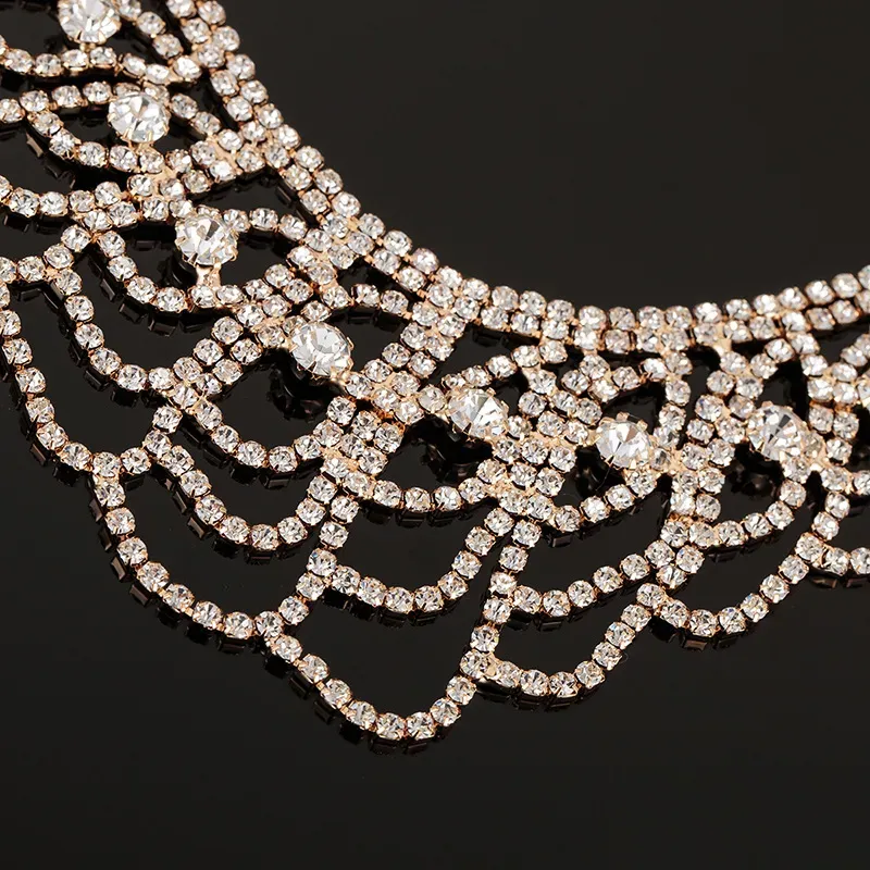 Necklace and earrings two-piece combination jewelry