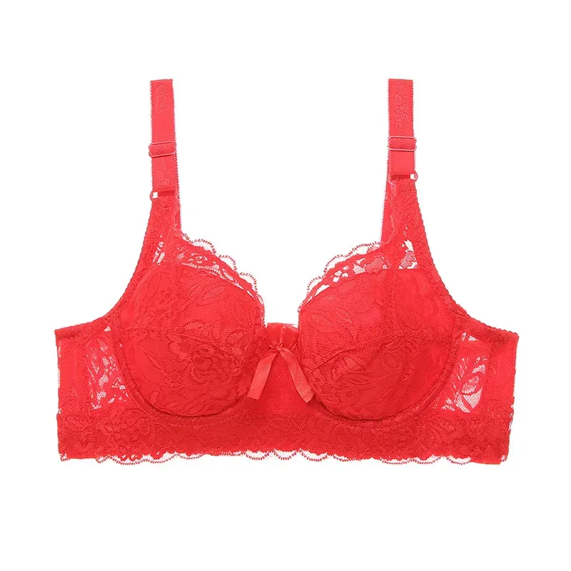 Plus Size Sexy Crop Top Push-up Bras 48D