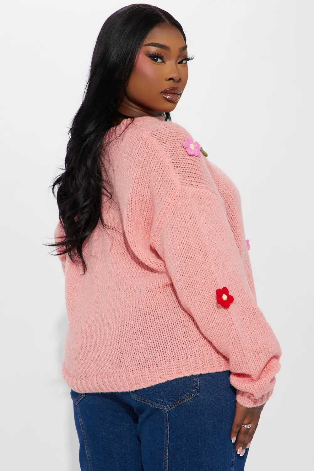 In Season Sweater - Pink/combo