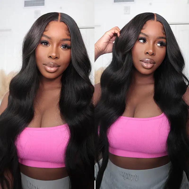 Sterly 5x5 Undetectable HD Lace Body Wave Closure Wig Glueless Human Hair Wigs