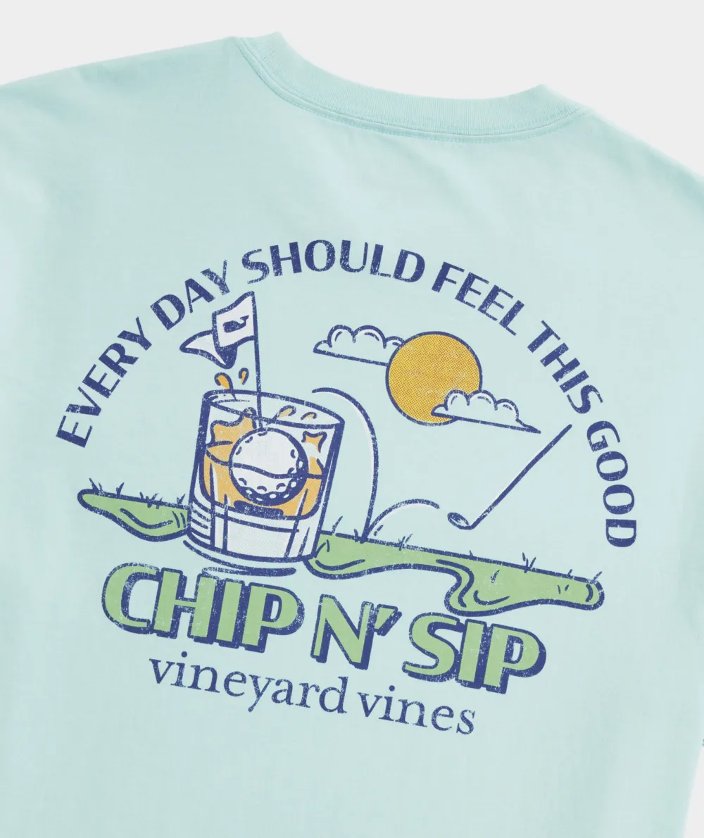 Golf Chip N' Sip Short-Sleeve Pocket Tee