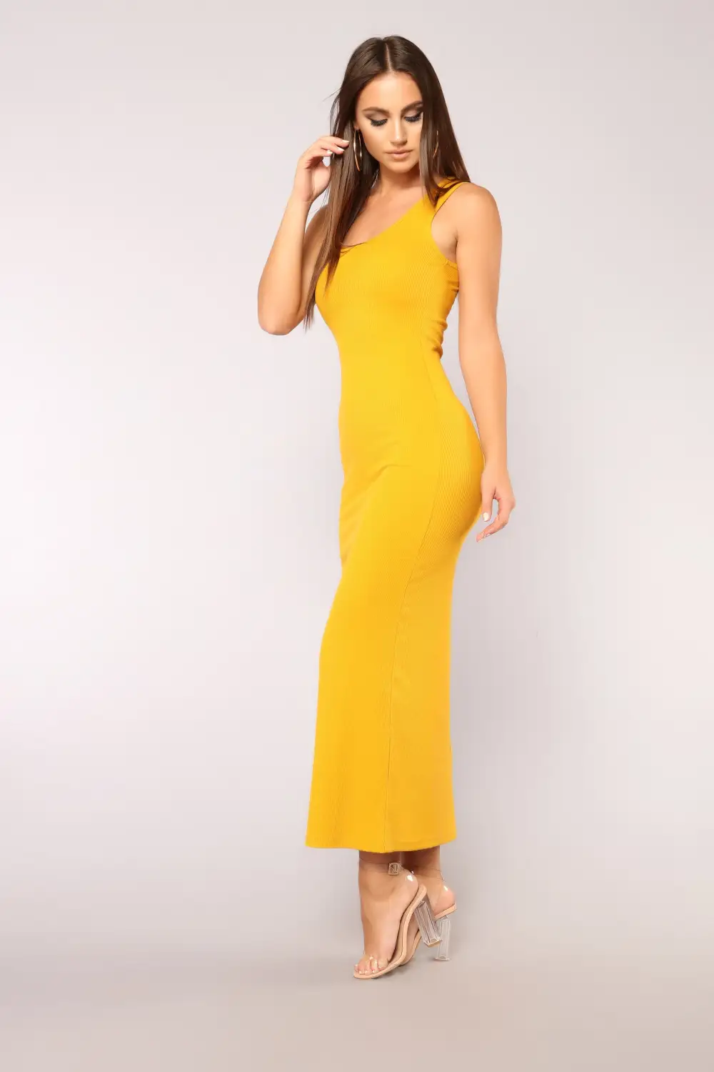 Mulberry Street Maxi Dress - Mustard