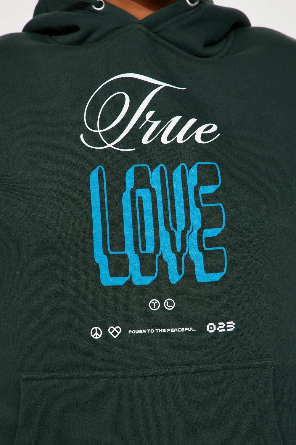 True Love Exists Hoodie - Green