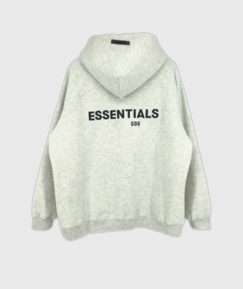 Fleeces Thick Light Gray Hoodie