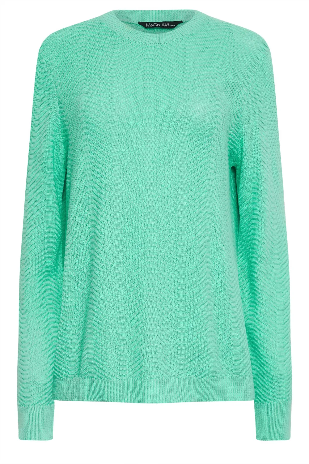 M&Co Baby Blue Ribbed Knit Jumper
