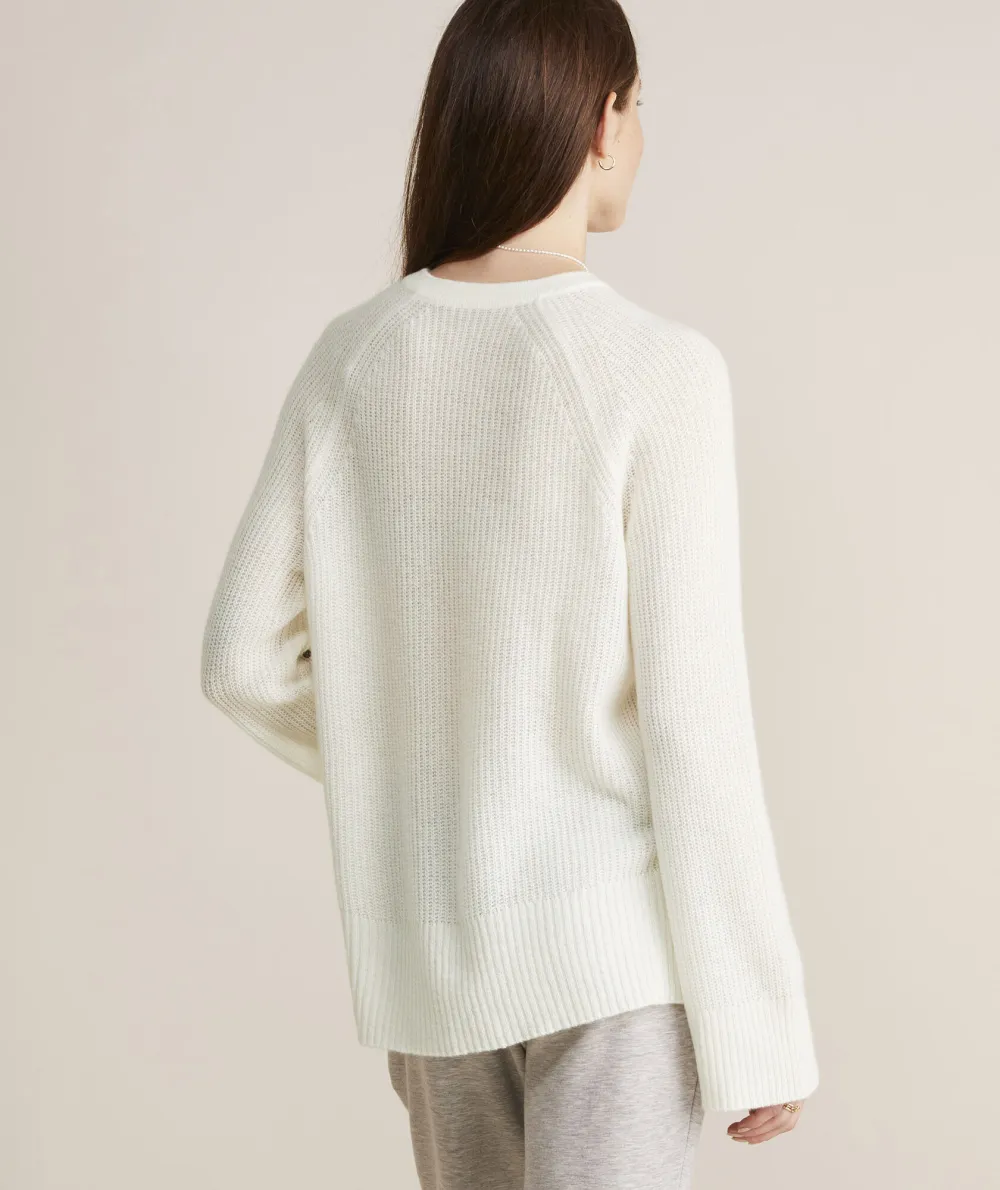 Seaspun Cashmere Ribbed Crewneck Sweater