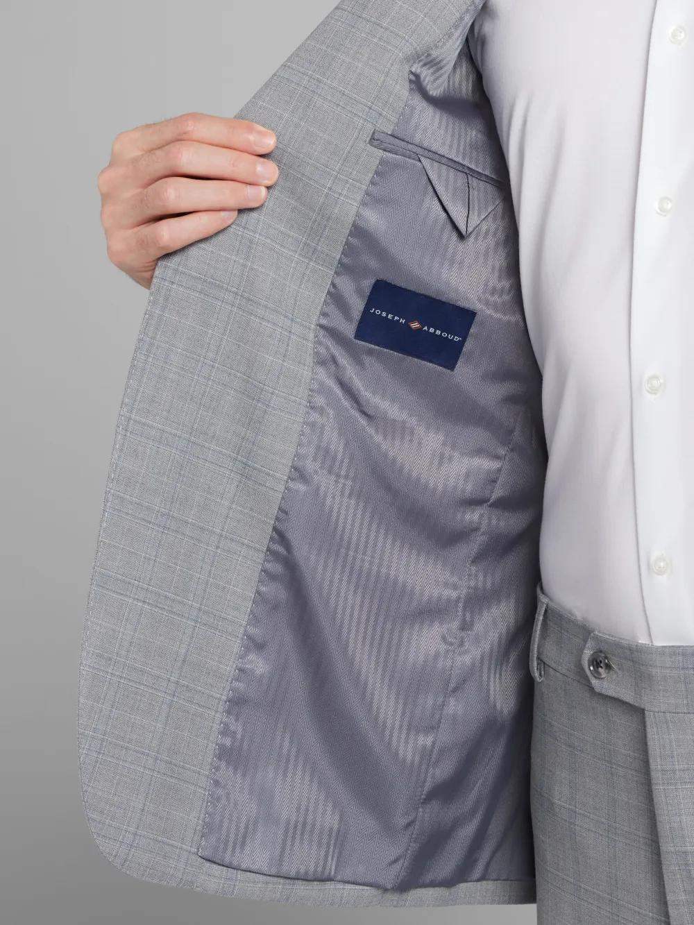 Joseph Abboud Classic Fit Plaid Suit Jacket