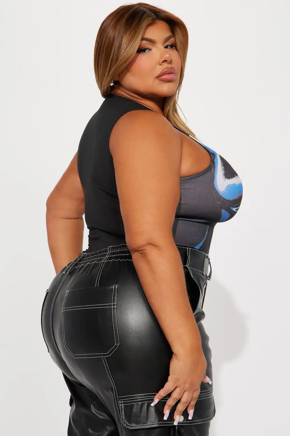 Utopia Bodysuit - Blue/combo