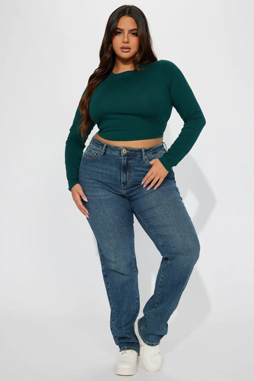 Robin Long Sleeve Top - Hunter
