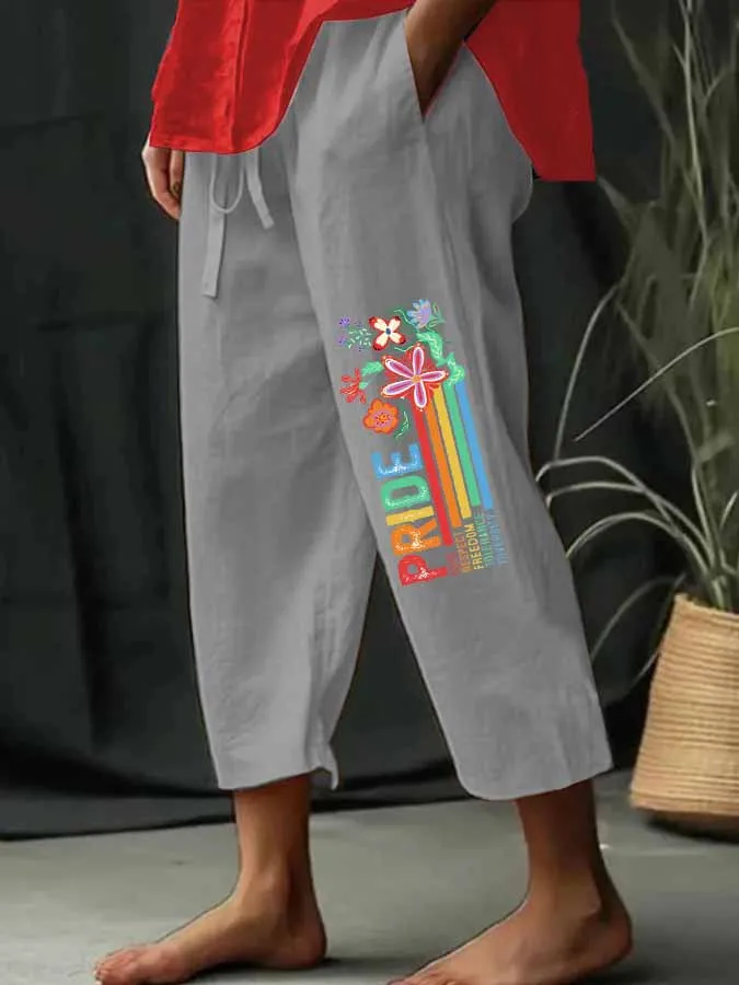 Women'S Pride Love Respect Freedom Pants