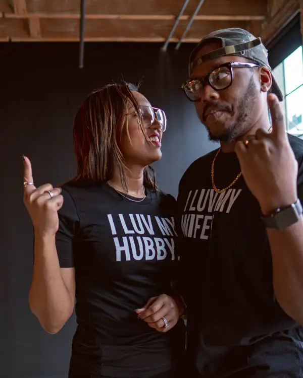 I Luv My Wifey Adult Box T-Shirt