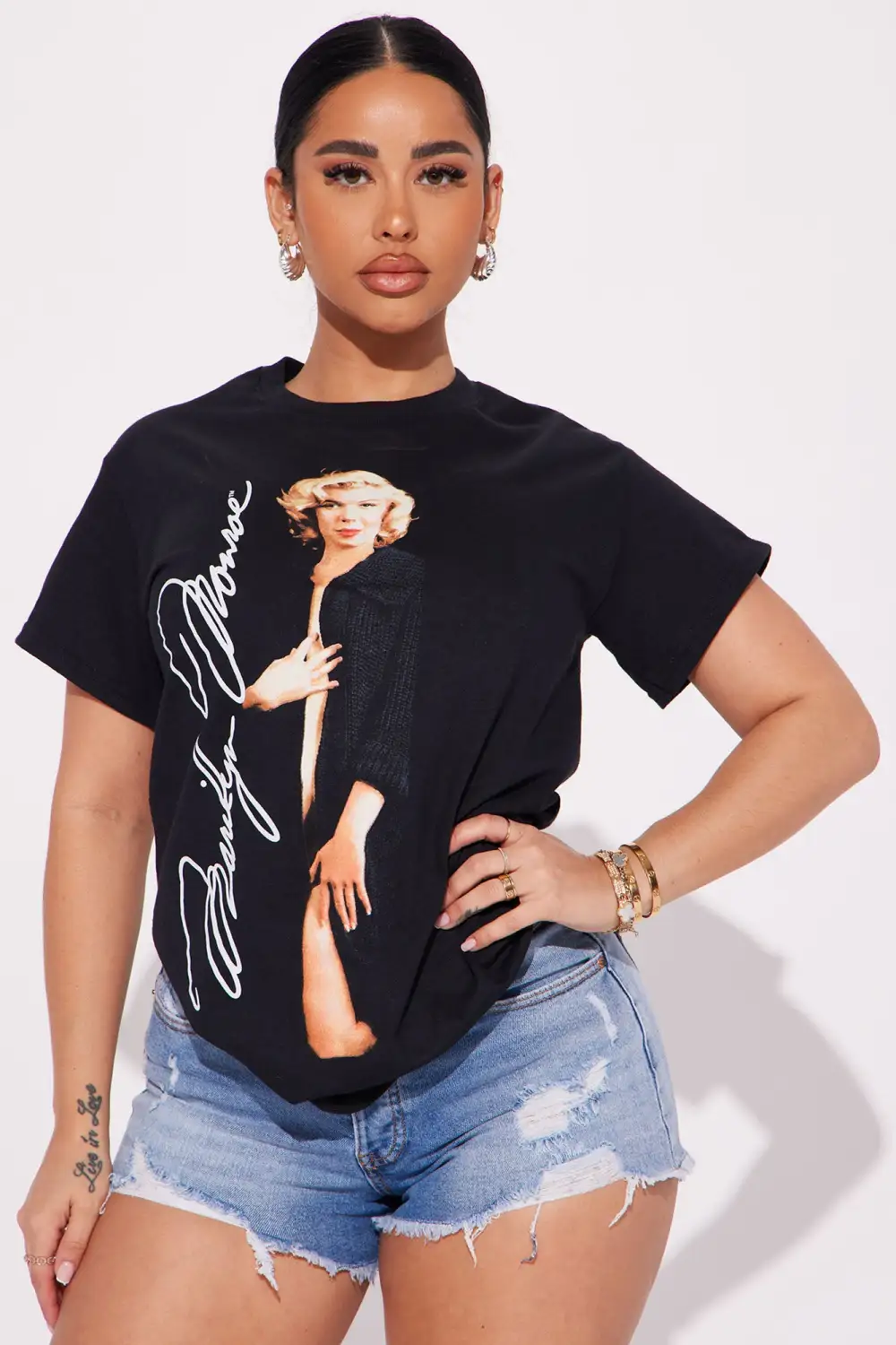 Marilyn Monroe Graphic T-Shirt - Black