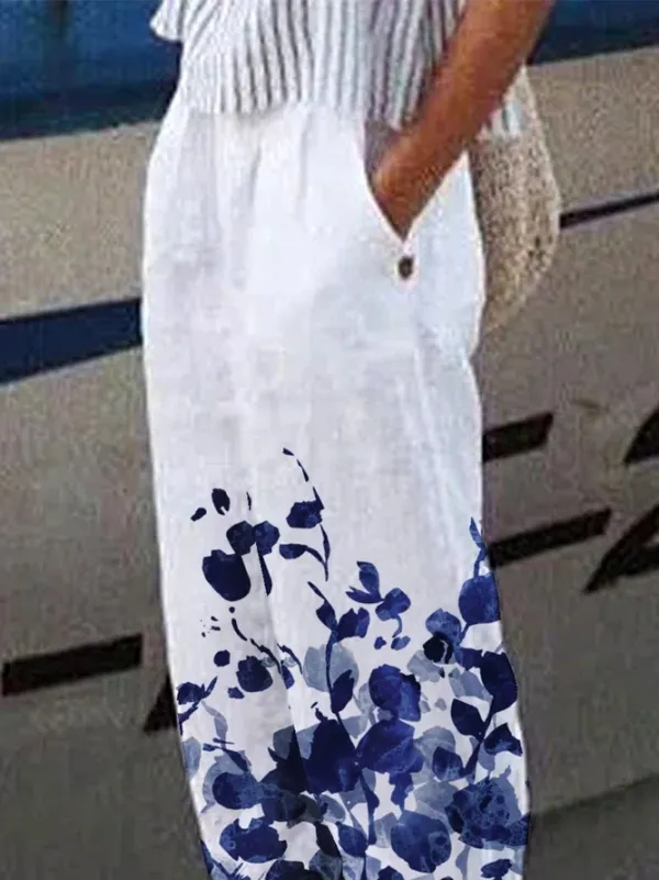 Leaves Pockets Loosen Pants