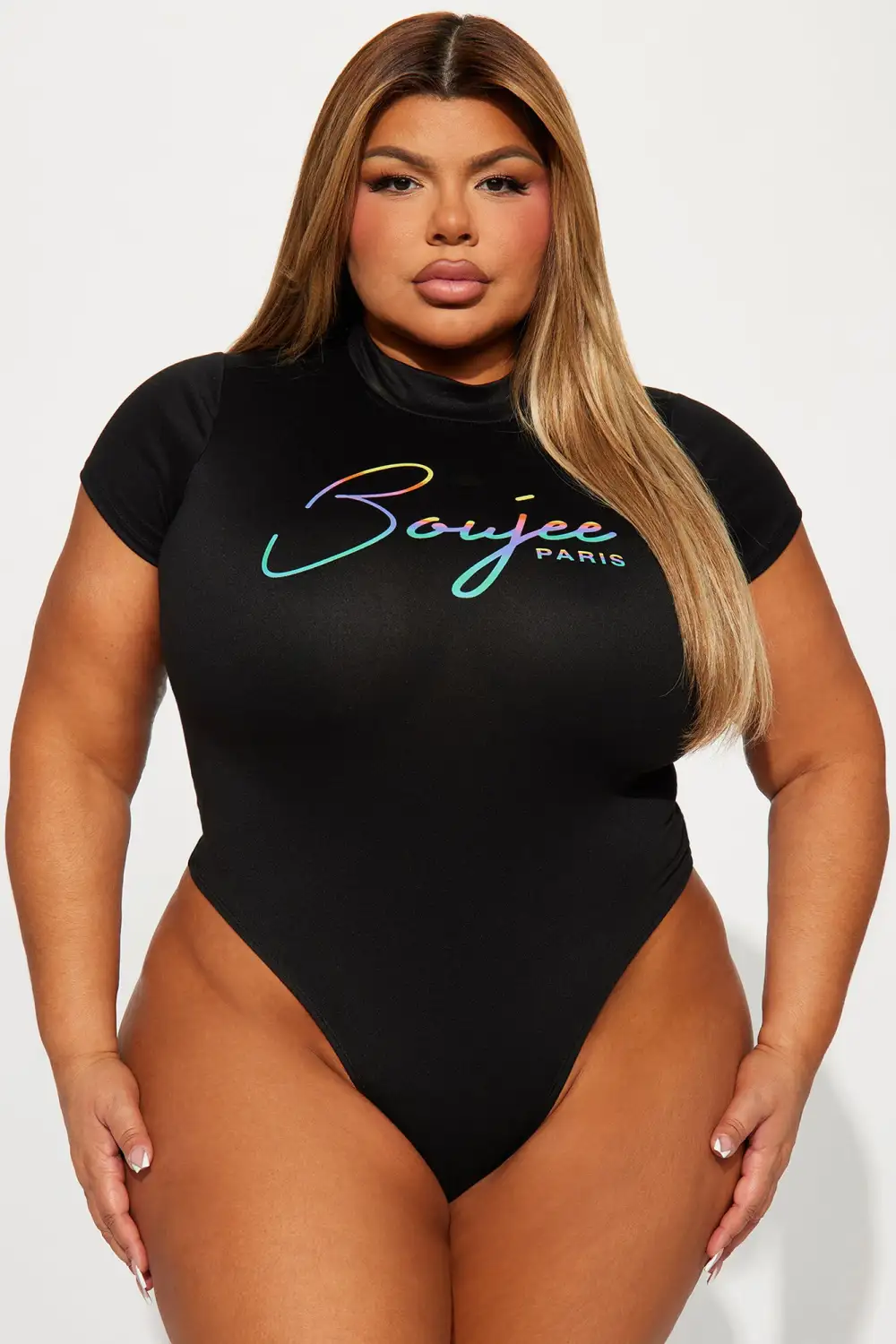 Boujee In Paris Bodysuit - Black