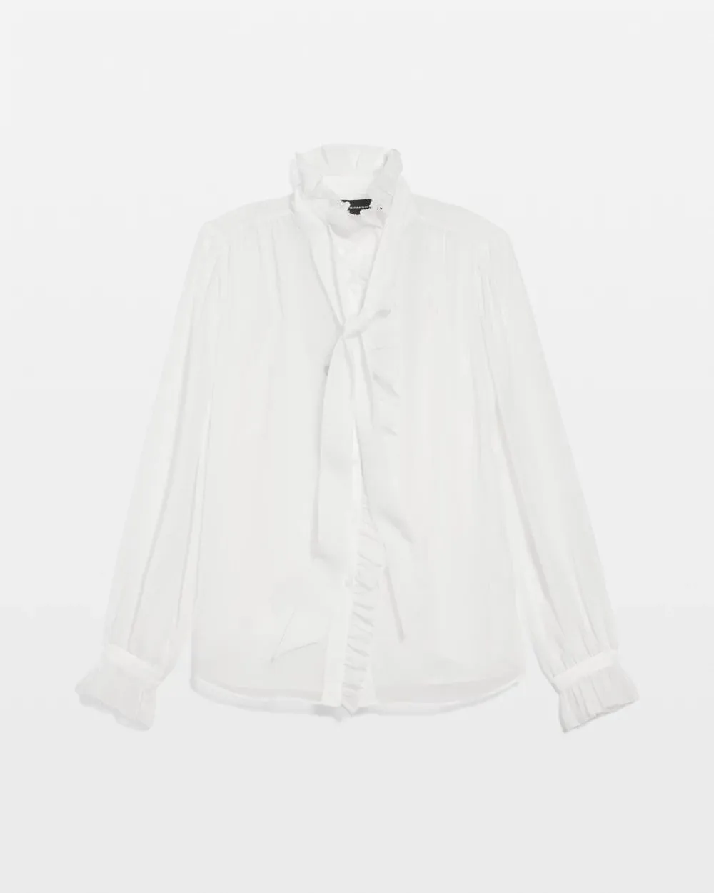 Chiffon Ruffle Blouse